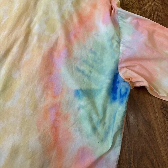 Rhode tie dye button front shirt M - Picture 7 of 8